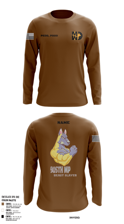 905th MP DET 89089494 Long Sleeve Performance Shirt - 8