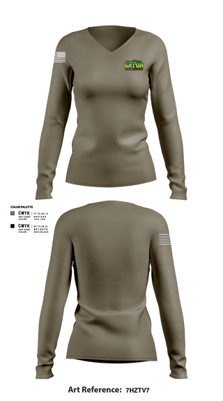Women's Long Sleeve Vneck Shirt, Gator Grind U.S.A.Gator Grind U.S.A., , Teamtime, Team time, sublimation, custom sports apparel, team uniforms, spirit wear, spiritwear, sports uniforms, custom shirts, team store, custom team store, fundraiser sports, apparel fundraiser