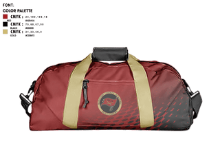 Duffle Bag, McIntosh County Academy Volleyball, Women's Volleyball, Teamtime, Team time, sublimation, custom sports apparel, team uniforms, spirit wear, spiritwear, sports uniforms, custom shirts, team store, custom team store, fundraiser sports, apparel fundraiser