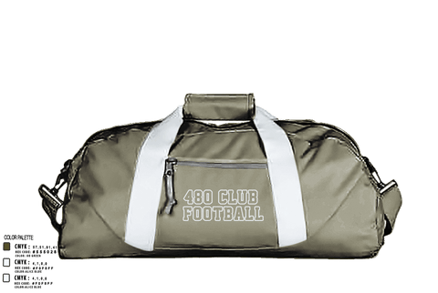 Duffle Bag, 480 club, Football, Teamtime, Team time, sublimation, custom sports apparel, team uniforms, spirit wear, spiritwear, sports uniforms, custom shirts, team store, custom team store, fundraiser sports, apparel fundraiser