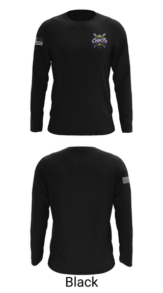 Long Sleeve Performance Shirt, Keystone Chaos, Softball, Teamtime, Team time, sublimation, custom sports apparel, team uniforms, spirit wear, spiritwear, sports uniforms, custom shirts, team store, custom team store, fundraiser sports, apparel fundraiser