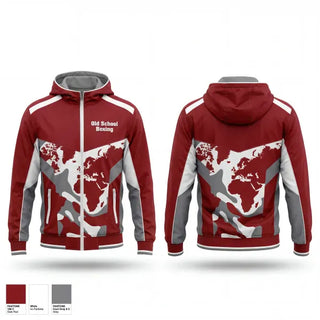 Windbreaker, Old School Boxing, Spirit Store, Teamtime, Team time, sublimation, custom sports apparel, team uniforms, spirit wear, spiritwear, sports uniforms, custom shirts, team store, custom team store, fundraiser sports, apparel fundraiser