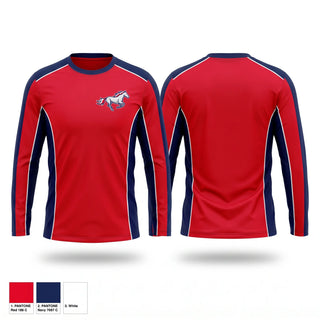 Long Sleeve Performance Shirt, Plaza Park Pacers, Cross Country, Teamtime, Team time, sublimation, custom sports apparel, team uniforms, spirit wear, spiritwear, sports uniforms, custom shirts, team store, custom team store, fundraiser sports, apparel fundraiser