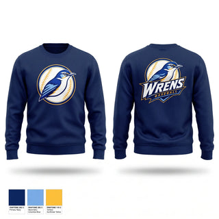 Crew Neck Sweatshirt, Wrens Baseball, Baseball, Teamtime, Team time, sublimation, custom sports apparel, team uniforms, spirit wear, spiritwear, sports uniforms, custom shirts, team store, custom team store, fundraiser sports, apparel fundraiser