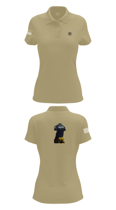 Sheriff Transportation 46102117 Women's Short Sleeve Performance Polo  - 90