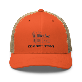 KDM Solutions 7672588 Retro Trucker Hat | Yupoong 6606