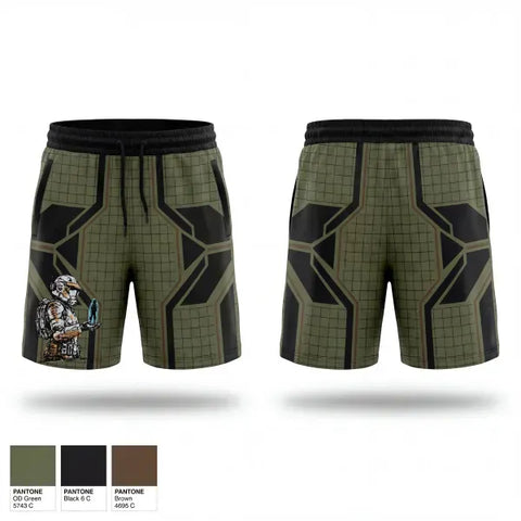 Athletic Shorts With Pockets, 715th MP CO DET, Army, Teamtime, Team time, sublimation, custom sports apparel, team uniforms, spirit wear, spiritwear, sports uniforms, custom shirts, team store, custom team store, fundraiser sports, apparel fundraiser