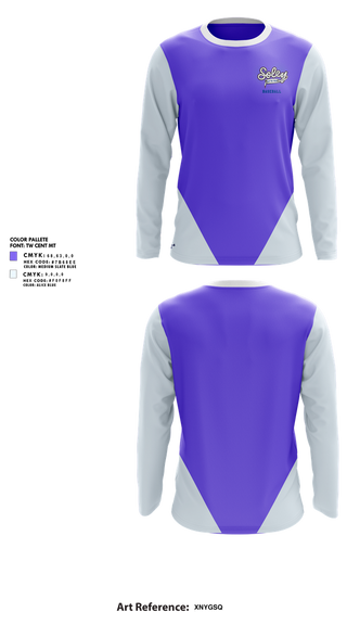 Long Sleeve Performance Shirt, Soley Stars, Baseball, Teamtime, Team time, sublimation, custom sports apparel, team uniforms, spirit wear, spiritwear, sports uniforms, custom shirts, team store, custom team store, fundraiser sports, apparel fundraiser