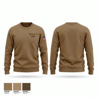 Crew Neck Sweatshirt, Bravo 1-1 ADA, Army, Teamtime, Team time, sublimation, custom sports apparel, team uniforms, spirit wear, spiritwear, sports uniforms, custom shirts, team store, custom team store, fundraiser sports, apparel fundraiser