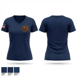 Womens Short Sleeve Vneck Shirt, SO-CAL WILDFIRE RESPONSE, Fire Department, Teamtime, Team time, sublimation, custom sports apparel, team uniforms, spirit wear, spiritwear, sports uniforms, custom shirts, team store, custom team store, fundraiser sports, apparel fundraiser