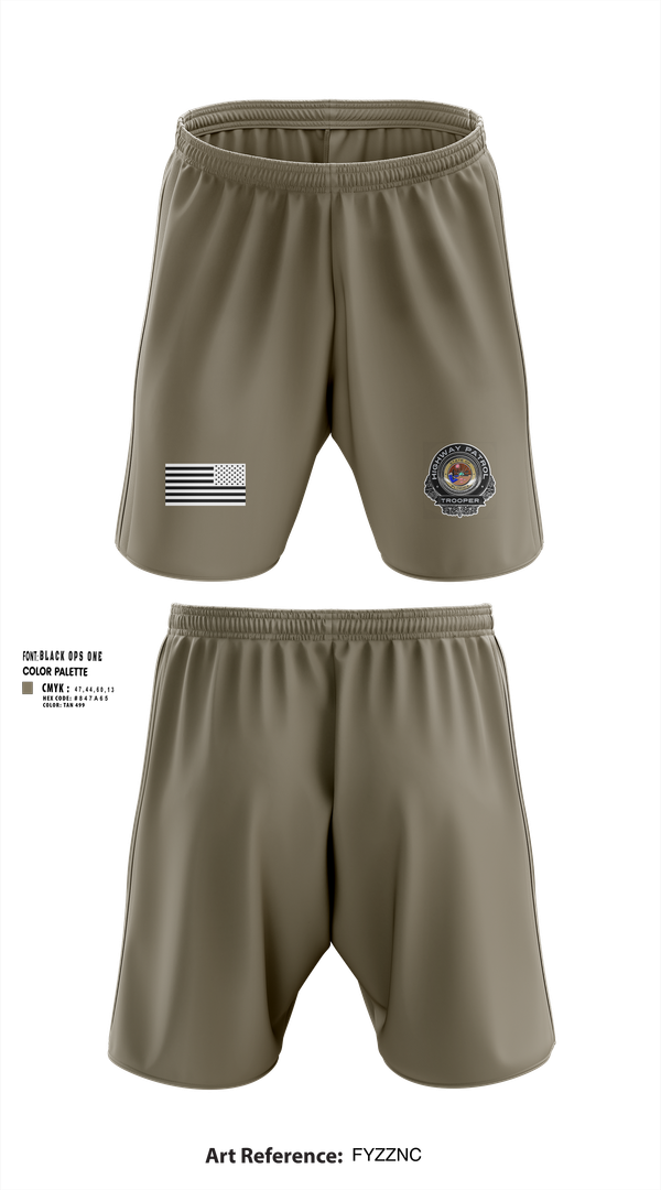 Athletic Shorts With Pockets, Florida Highway Patrol, , Teamtime, Team time, sublimation, custom sports apparel, team uniforms, spirit wear, spiritwear, sports uniforms, custom shirts, team store, custom team store, fundraiser sports, apparel fundraiser