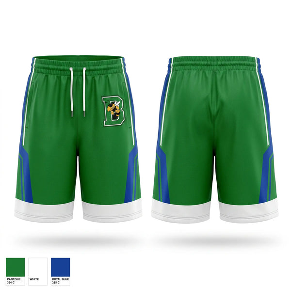 Mens Reversible Basketball Shorts, Bethel Middle School Basketball, Men's Basketball, Teamtime, Team time, sublimation, custom sports apparel, team uniforms, spirit wear, spiritwear, sports uniforms, custom shirts, team store, custom team store, fundraiser sports, apparel fundraiser