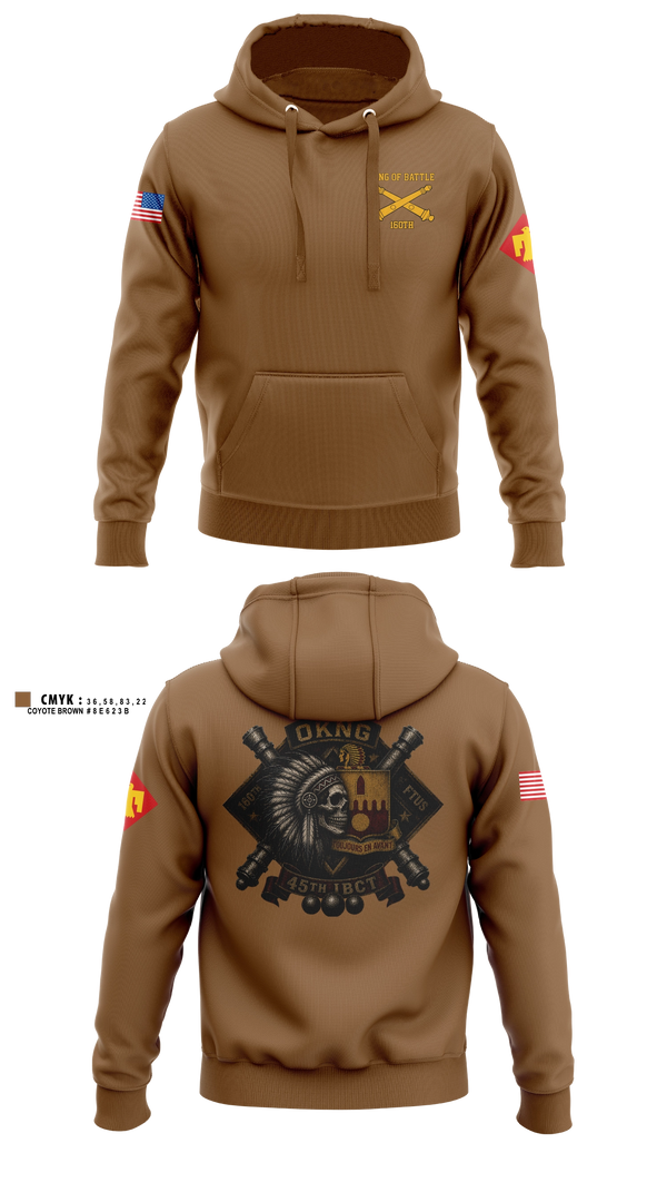 Hoodie, 160th FTUS AGR, National Guard, Teamtime, Team time, sublimation, custom sports apparel, team uniforms, spirit wear, spiritwear, sports uniforms, custom shirts, team store, custom team store, fundraiser sports, apparel fundraiser