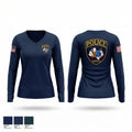 Goodlettsville CID 54372939 Women's Long Sleeve V-neck Shirt - 1