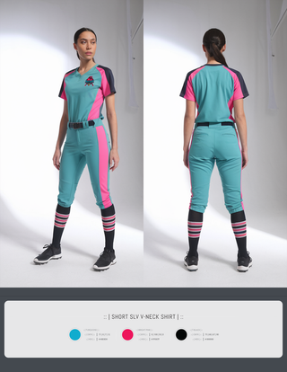 Womens Short Sleeve Vneck Shirt, MadBatters Softball, Softball, Teamtime, Team time, sublimation, custom sports apparel, team uniforms, spirit wear, spiritwear, sports uniforms, custom shirts, team store, custom team store, fundraiser sports, apparel fundraiser