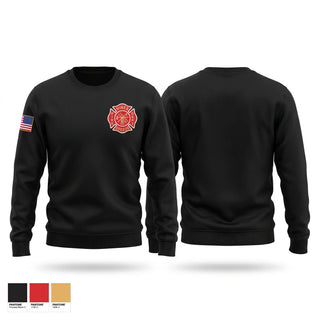 Crew Neck Sweatshirt, Hines Volunteer Fire Department, Fire Department, Teamtime, Team time, sublimation, custom sports apparel, team uniforms, spirit wear, spiritwear, sports uniforms, custom shirts, team store, custom team store, fundraiser sports, apparel fundraiser