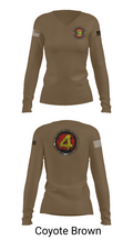 9th Engineer Support Battalion 95542880 Women's Long Sleeve V-neck Shirt - 17