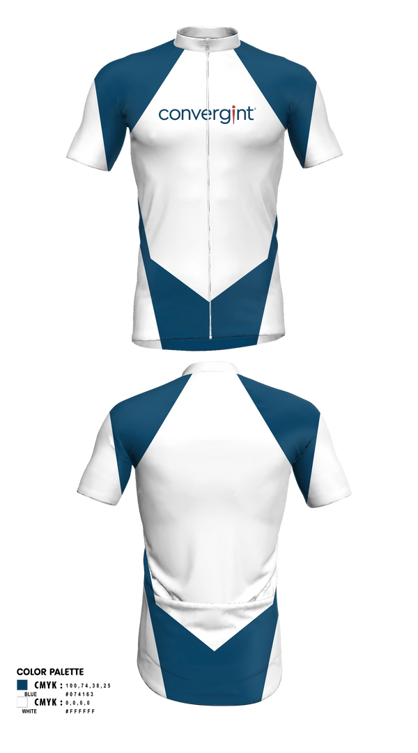 Cycling Jersey, Convergint Pelotonia, Cycling, Teamtime, Team time, sublimation, custom sports apparel, team uniforms, spirit wear, spiritwear, sports uniforms, custom shirts, team store, custom team store, fundraiser sports, apparel fundraiser