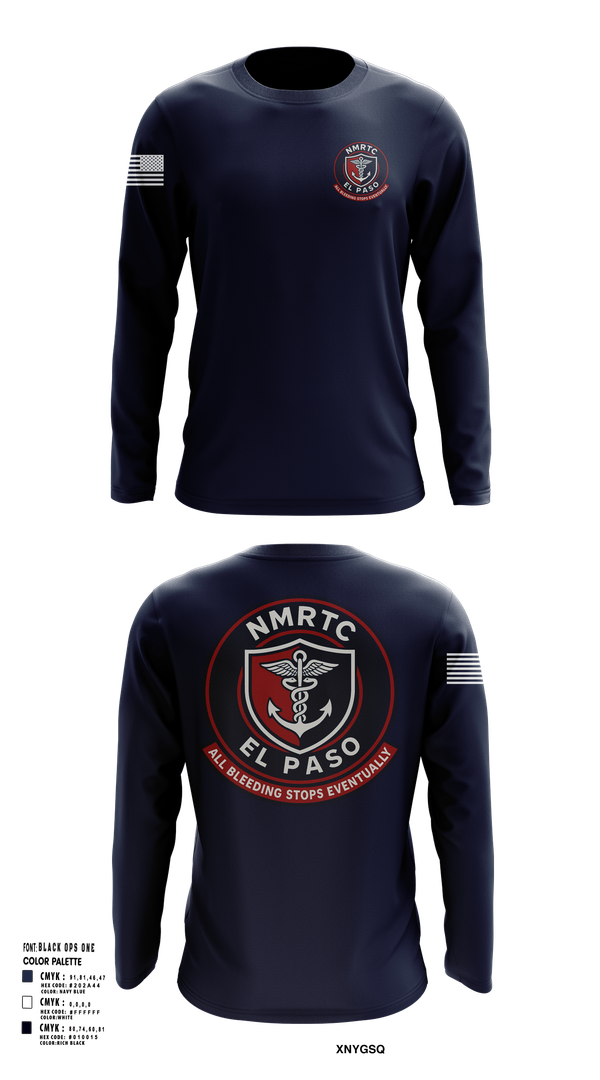 Long Sleeve Performance Shirt, NMRTC El Paso, , Teamtime, Team time, sublimation, custom sports apparel, team uniforms, spirit wear, spiritwear, sports uniforms, custom shirts, team store, custom team store, fundraiser sports, apparel fundraiser