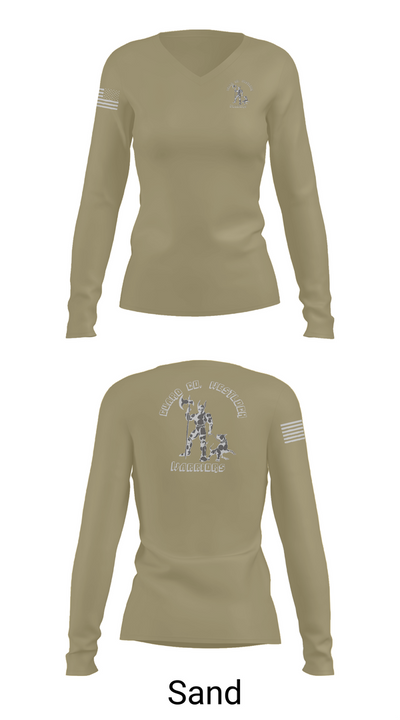 Guard company westlock 44609469 Women's Long Sleeve V-neck Shirt - 97