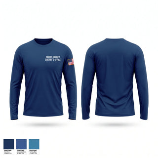 Long Sleeve Performance Shirt, Harris County Sheriff’s Office, Police, Teamtime, Team time, sublimation, custom sports apparel, team uniforms, spirit wear, spiritwear, sports uniforms, custom shirts, team store, custom team store, fundraiser sports, apparel fundraiser