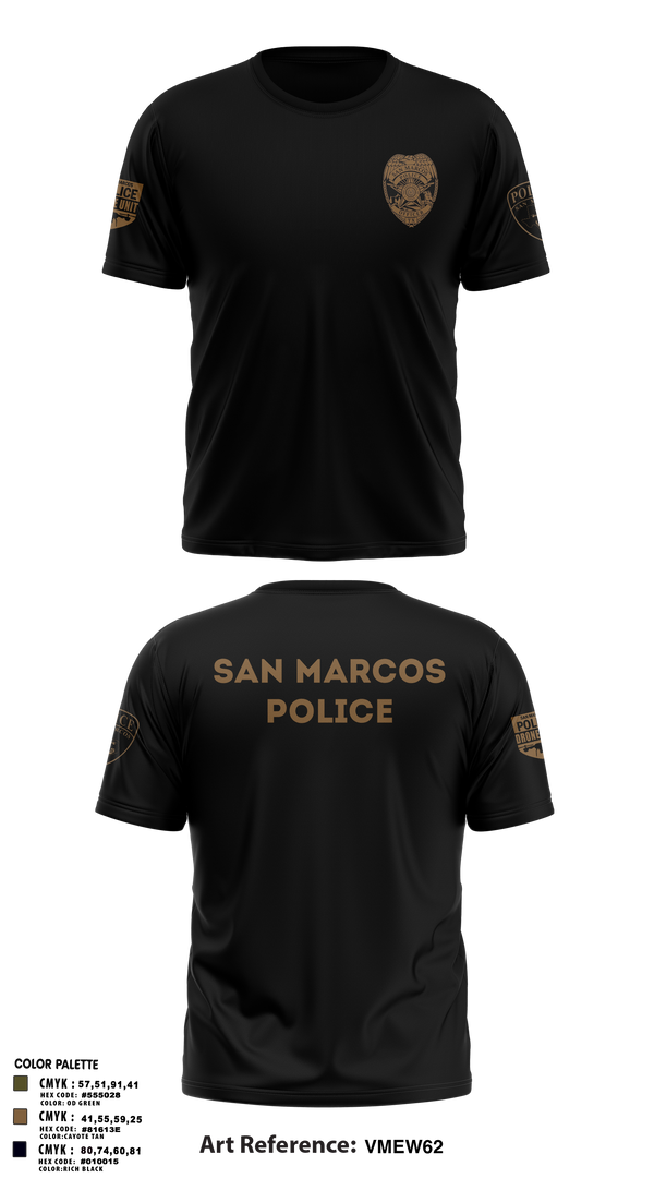 Short Sleeve Shooting Shirt, San Marcos Police Drone Unit, Police, Teamtime, Team time, sublimation, custom sports apparel, team uniforms, spirit wear, spiritwear, sports uniforms, custom shirts, team store, custom team store, fundraiser sports, apparel fundraiser