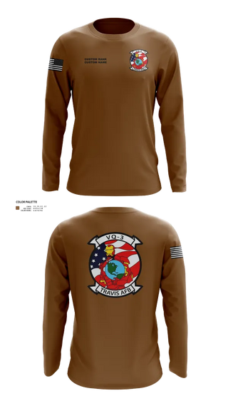 Long Sleeve Performance Shirt, VQ3 Det Travis, , Teamtime, Team time, sublimation, custom sports apparel, team uniforms, spirit wear, spiritwear, sports uniforms, custom shirts, team store, custom team store, fundraiser sports, apparel fundraiser