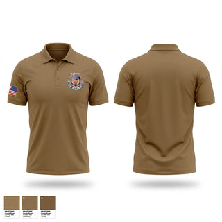 Short Sleeve Performance Polo, Mountaineer Chapter Adjutant General Regimental Association, Army, Teamtime, Team time, sublimation, custom sports apparel, team uniforms, spirit wear, spiritwear, sports uniforms, custom shirts, team store, custom team store, fundraiser sports, apparel fundraiser