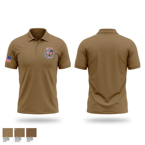 Short Sleeve Performance Polo, Mountaineer Chapter Adjutant General Regimental Association, Army, Teamtime, Team time, sublimation, custom sports apparel, team uniforms, spirit wear, spiritwear, sports uniforms, custom shirts, team store, custom team store, fundraiser sports, apparel fundraiser