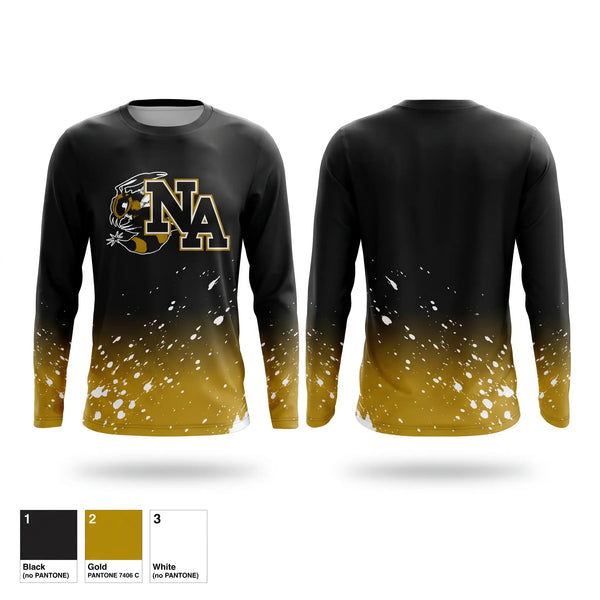 Long Sleeve Performance Shirt, North Augusta High School Wrestling, Wrestling, Teamtime, Team time, sublimation, custom sports apparel, team uniforms, spirit wear, spiritwear, sports uniforms, custom shirts, team store, custom team store, fundraiser sports, apparel fundraiser