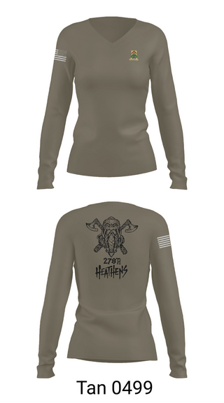 Womens Long Sleeve Vneck Shirt, 3/278 ACR, , Teamtime, Team time, sublimation, custom sports apparel, team uniforms, spirit wear, spiritwear, sports uniforms, custom shirts, team store, custom team store, fundraiser sports, apparel fundraiser