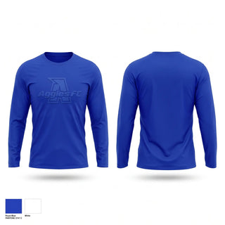 Long Sleeve Performance Shirt, Aggies FC, Men's Soccer, Teamtime, Team time, sublimation, custom sports apparel, team uniforms, spirit wear, spiritwear, sports uniforms, custom shirts, team store, custom team store, fundraiser sports, apparel fundraiser