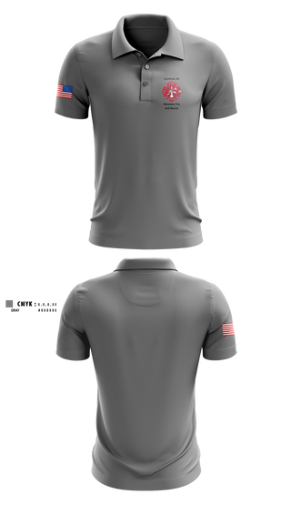 Short Sleeve Performance Polo, Litchfield Volunteer Fire Department, Fire Department, Teamtime, Team time, sublimation, custom sports apparel, team uniforms, spirit wear, spiritwear, sports uniforms, custom shirts, team store, custom team store, fundraiser sports, apparel fundraiser