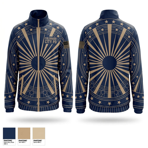 Windbreaker, Colorado City PD, Police, Teamtime, Team time, sublimation, custom sports apparel, team uniforms, spirit wear, spiritwear, sports uniforms, custom shirts, team store, custom team store, fundraiser sports, apparel fundraiser