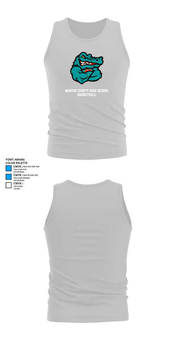 Tank Top, Martin County High School Basketball, Women's Basketball, Teamtime, Team time, sublimation, custom sports apparel, team uniforms, spirit wear, spiritwear, sports uniforms, custom shirts, team store, custom team store, fundraiser sports, apparel fundraiser