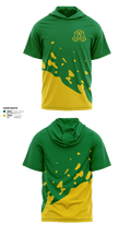 AUM 76759624 Short Sleeve Performance Shirt with hood - 2