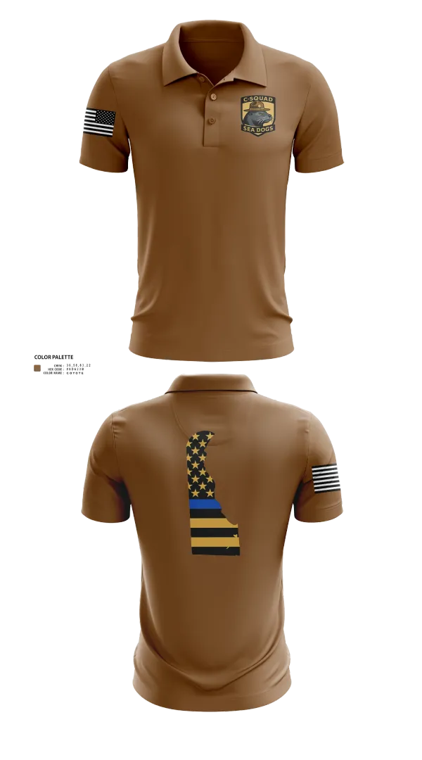 Short Sleeve Performance Polo, C-Squad, Police, Teamtime, Team time, sublimation, custom sports apparel, team uniforms, spirit wear, spiritwear, sports uniforms, custom shirts, team store, custom team store, fundraiser sports, apparel fundraiser