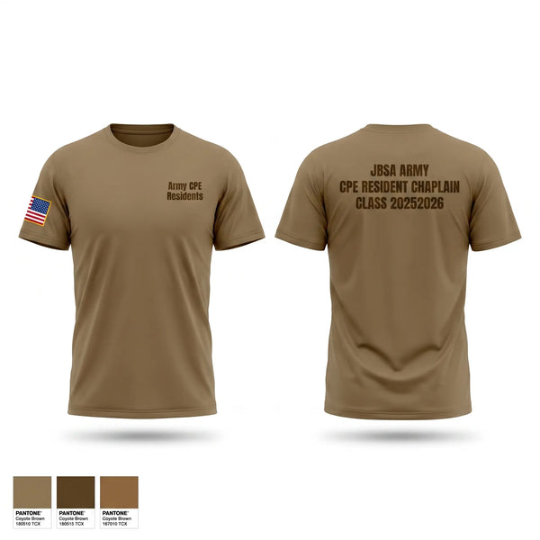 Old School Cotton Feel Shirt, Army CPE Residents, Army, Teamtime, Team time, sublimation, custom sports apparel, team uniforms, spirit wear, spiritwear, sports uniforms, custom shirts, team store, custom team store, fundraiser sports, apparel fundraiser