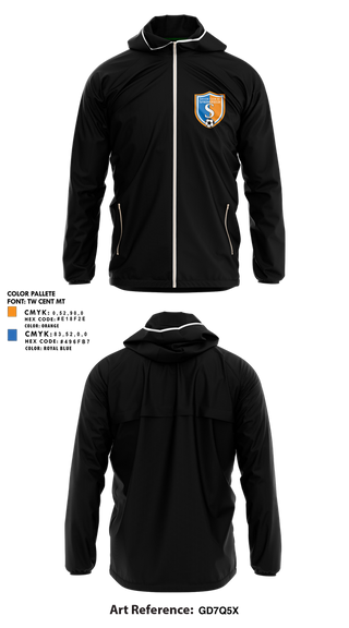 Windbreaker, Soccer Club Of Springfield, Men's Soccer, Teamtime, Team time, sublimation, custom sports apparel, team uniforms, spirit wear, spiritwear, sports uniforms, custom shirts, team store, custom team store, fundraiser sports, apparel fundraiser
