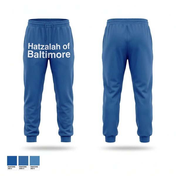 Sweatpants, Hatzalah of Baltimore, EMS/EMT, Teamtime, Team time, sublimation, custom sports apparel, team uniforms, spirit wear, spiritwear, sports uniforms, custom shirts, team store, custom team store, fundraiser sports, apparel fundraiser