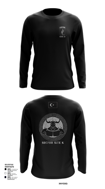 173RD ABN 21007449 Long Sleeve Performance Shirt 107