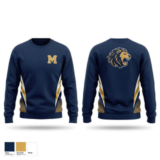 Crew Neck Sweatshirt, Meadowbrook Monarchs, Track & Field, Teamtime, Team time, sublimation, custom sports apparel, team uniforms, spirit wear, spiritwear, sports uniforms, custom shirts, team store, custom team store, fundraiser sports, apparel fundraiser