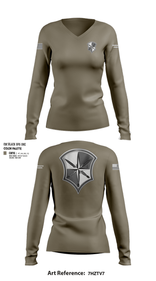 Womens Long Sleeve Vneck Shirt, CPD, , Teamtime, Team time, sublimation, custom sports apparel, team uniforms, spirit wear, spiritwear, sports uniforms, custom shirts, team store, custom team store, fundraiser sports, apparel fundraiser
