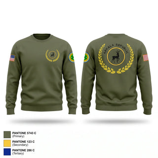 Crew Neck Sweatshirt, Appala Republic, Army, Teamtime, Team time, sublimation, custom sports apparel, team uniforms, spirit wear, spiritwear, sports uniforms, custom shirts, team store, custom team store, fundraiser sports, apparel fundraiser