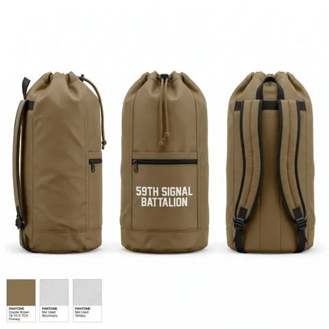 Gear Bag, 59th Signal Battalion, Army, Teamtime, Team time, sublimation, custom sports apparel, team uniforms, spirit wear, spiritwear, sports uniforms, custom shirts, team store, custom team store, fundraiser sports, apparel fundraiser