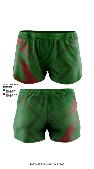 Alhambra High School Cheer 57800224 Women's Shorts - 1