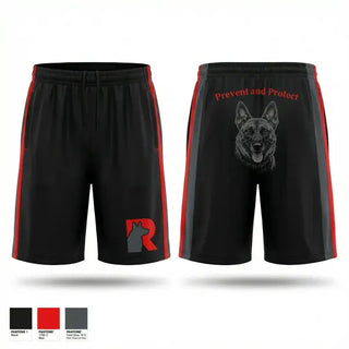 Athletic Shorts With Pockets, Ronin K9 Services, EMS/EMT, Teamtime, Team time, sublimation, custom sports apparel, team uniforms, spirit wear, spiritwear, sports uniforms, custom shirts, team store, custom team store, fundraiser sports, apparel fundraiser