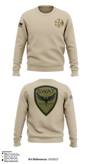 Crew Neck Sweatshirt, , Police, Teamtime, Team time, sublimation, custom sports apparel, team uniforms, spirit wear, spiritwear, sports uniforms, custom shirts, team store, custom team store, fundraiser sports, apparel fundraiser