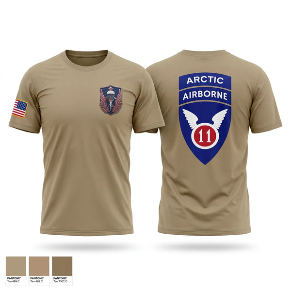 Old School Cotton Feel Shirt, 11th ADSB, Army, Teamtime, Team time, sublimation, custom sports apparel, team uniforms, spirit wear, spiritwear, sports uniforms, custom shirts, team store, custom team store, fundraiser sports, apparel fundraiser