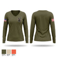 Squad 7 Women's Long Sleeve V-neck Shirt - 1